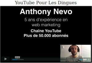 Formation Youtube pour les dingues par Anthony Nevo